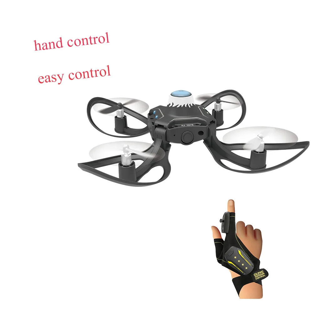 Mini Drone foldable Arm 2.4G Glove Gesture Movement Sensing Control Drone One Key Return Gesture Roll Drone For Beginner Gift Mini Drone foldable Arm 2.4G Glove Gesture Movement Sensing Control Drone One Key Return Gesture Roll Drone For Beginner Gift