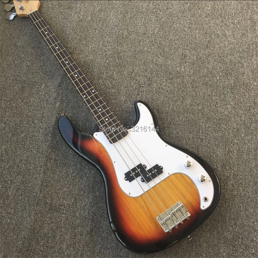 

New day fade P bass, real photos, factory wholesale, all colors can be, 4 string bass