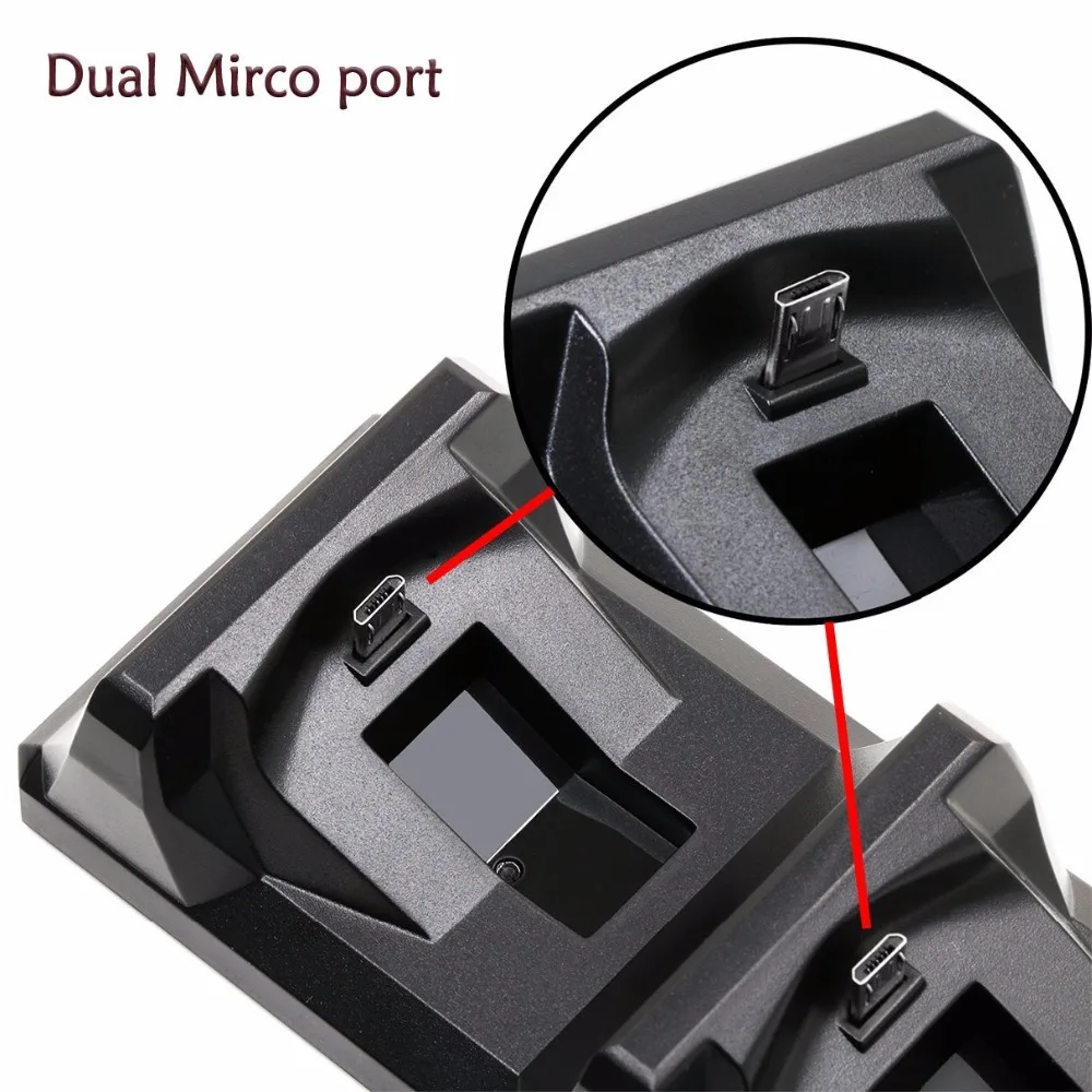 Dual Charging Dock Station for Wireless Game Controller