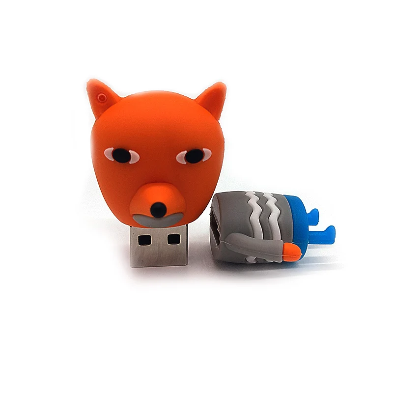 Милый свитер лиса usb флэш накопитель 4 ГБ 8 16 32 64 Гб мультипликационная Сова карта