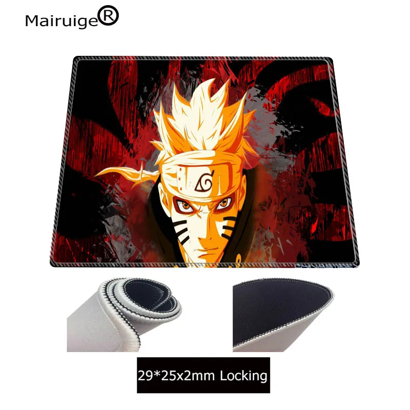  Anime Japan Naruto Print Locking Edge PC Computer Gaming Mouse Pad XXL Rubber Mat for LOL Dota 2 fo