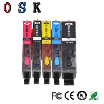 

OSK PGI 850 CLI 851 Edible Compatible Ink Cartridge for Canon IX6780 IX6880 IP7280 MG6380 MG5480 PGI-850 CLI-851 Printer