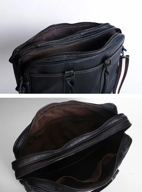 Винтажная ручная оригинальная мужская кожаная сумка, первый слой кожаных сумок, ретро портфель для компьютера