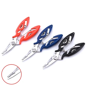 

Multi-Functional Fishing Pliers Anti-Skid Stainless Scissors Line Cutter Braid Cutter Hook Remover Tackle Outdoor Fishing Tools