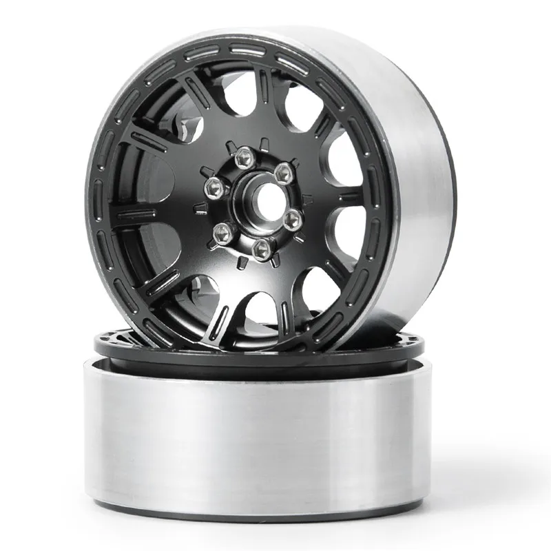 

Aluminum Alloy Beadlock 2.2" Wheel Rim Hub for 1/10 RC Crawler Axial SCX10 Wraith 90018 #25