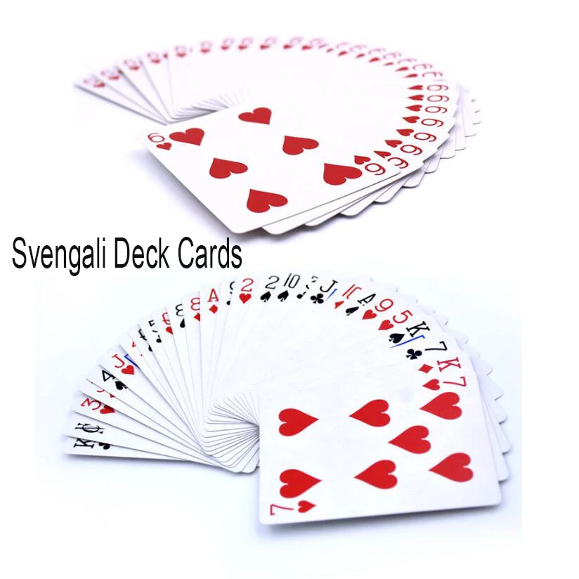 Décapant Svengali marqué Deck Poker cartes tours de Magie professionnel Street Magia Magie facile à faire