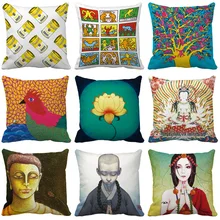 European Cushion cover Cushion Cover Nordic Simple Geometric Decorative Throw Pillow Cushion Covers for Sofa Polyester Cotton