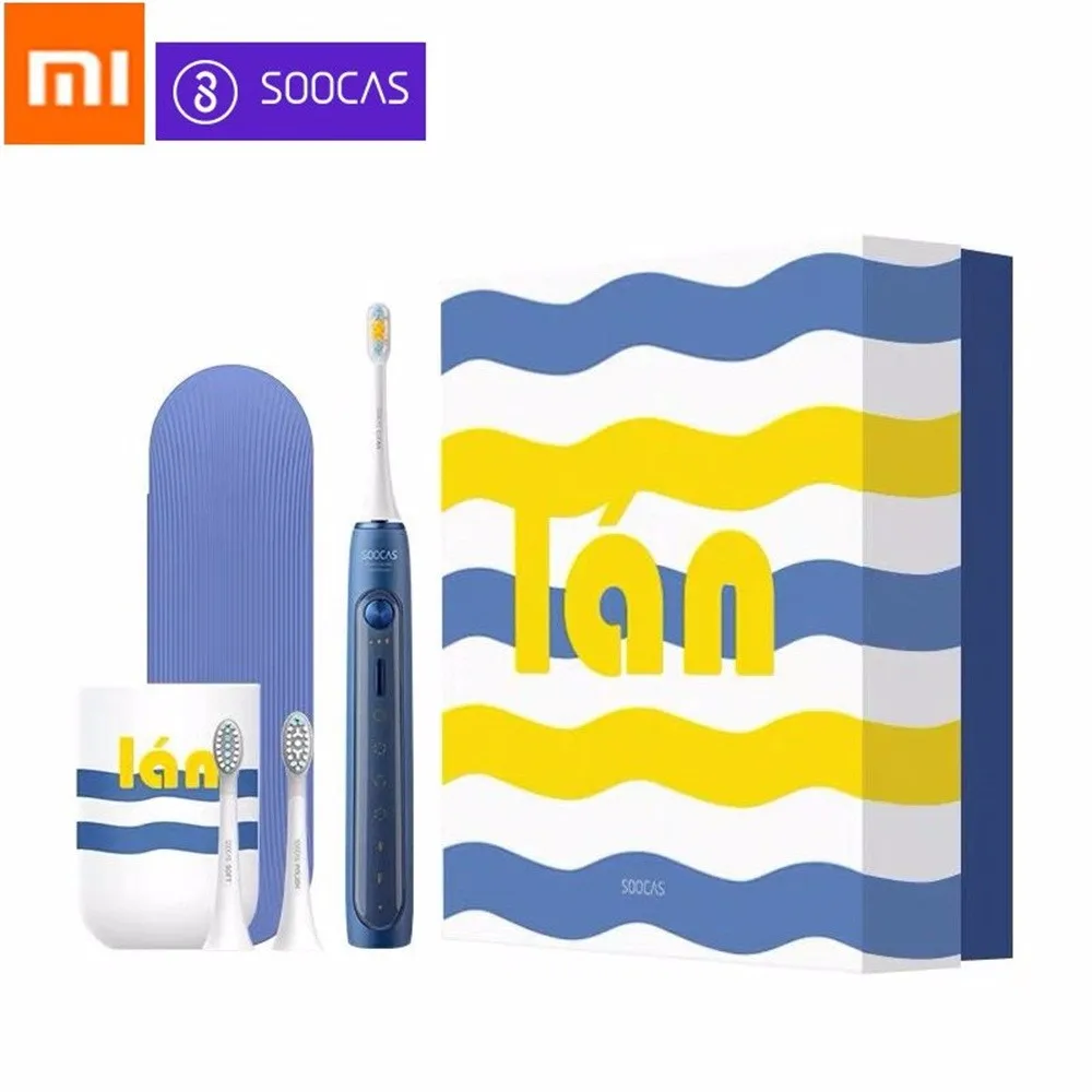 

Original Xiaomi SOOCAS X5 Smart Upgrade Whitening Electric Toothbrush Ultrasonic Vibration USB Charging Toothbrush For Home