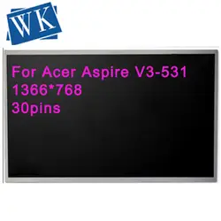 Ноутбук ЖК-дисплей Экран для acer Aspire V3-531 V3-571 V3-571G E1-521 E1-531 E1-571 Q5WV1 серии (15,6 дюймов 1366x768 40pin)