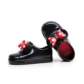 

All seasons girls jelly shoes kids waterproof shoes children rain shoes baby shoes soft cartoon minnie mickey bow 1 to 5 yrs