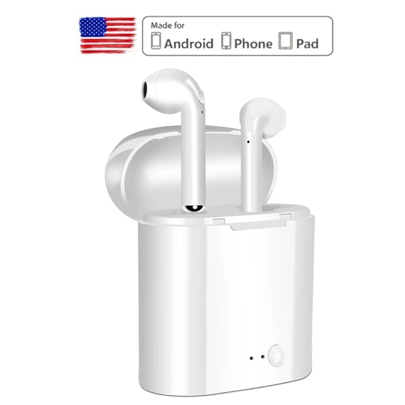 Mini i7s TWS Double Ear mini bluetooth Headsets Earbuds wireless Headphones Earphone Earpiece Air Pods For Iphone Air Pod