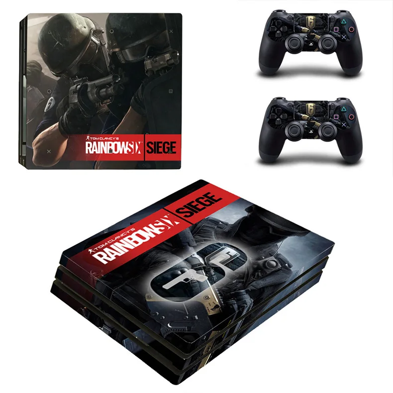 Радуга шесть осада PS4 Pro кожи Стикеры Vinilo Стикеры s Play station 4 Pro домашнего декора для PlayStation4 Pro консоль и контроллер - Цвет: YSP4P-3130