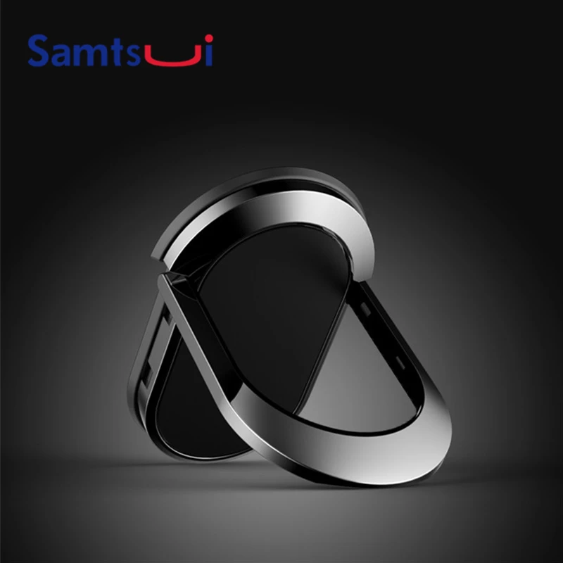 

Samtsui Metal Magnetic Car Holder 360 Degree Rotate Stand For iPhone X Sumsung Xiaomi Huawei Phone Universal Finger Ring Holder