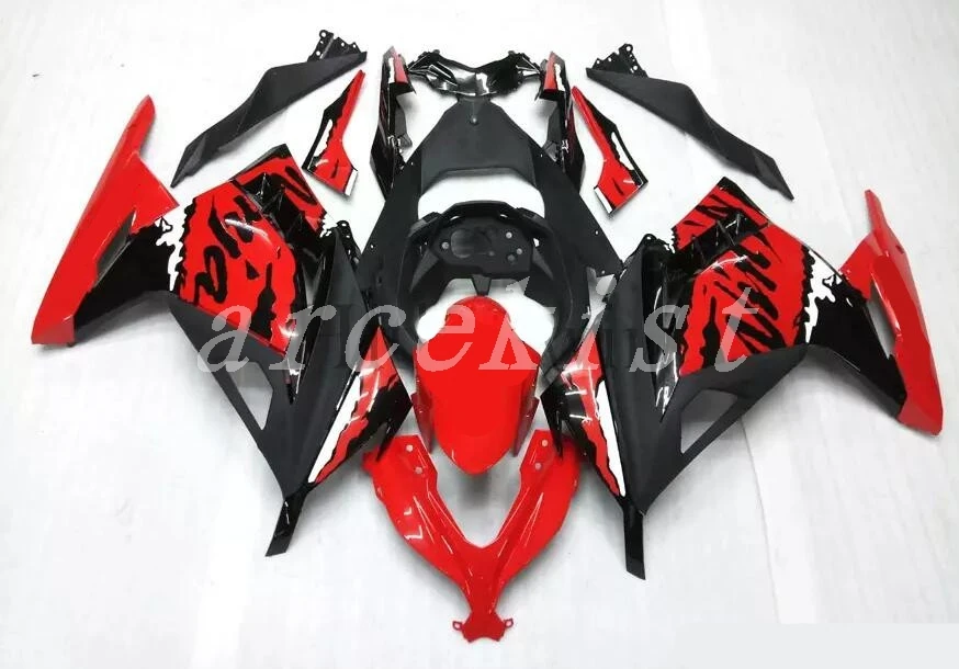 Инжекционный обтекатель антиблокировочной системы комплект подходит для kawasaki EX300 2013 Ninja300 13 14 15 EX 300 комплект кузова красный черный глянцевый