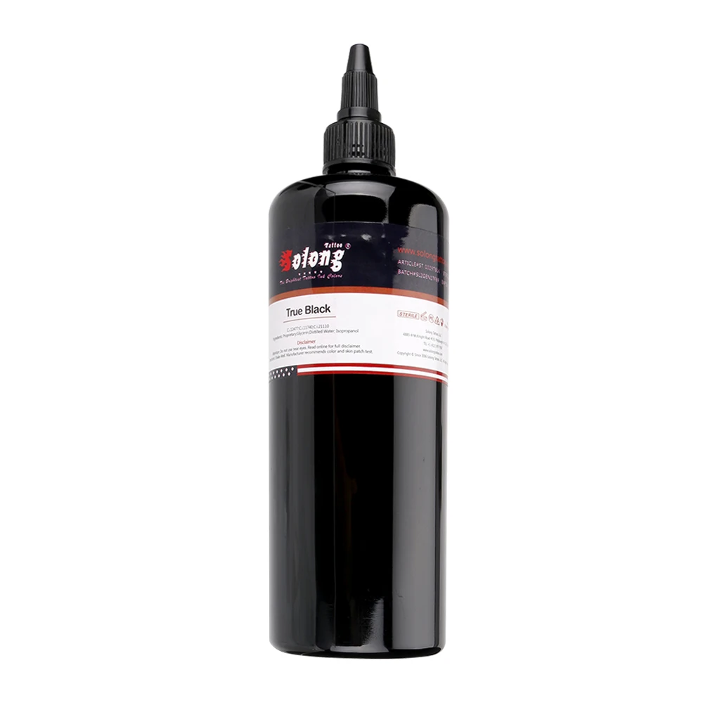 

Solong Tattoo 354ml New True Black Ink Arrival Tattoo Pigment Solong Tattoo Ink 12oz For Tattoo Supplies TI922