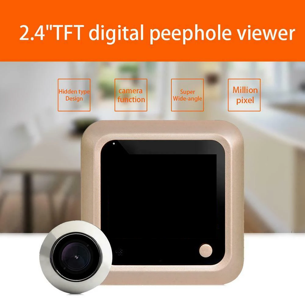 

2.4 inch Color Screen Wireless Video Door Hidden Smart Camera Video Intercom DoorBell