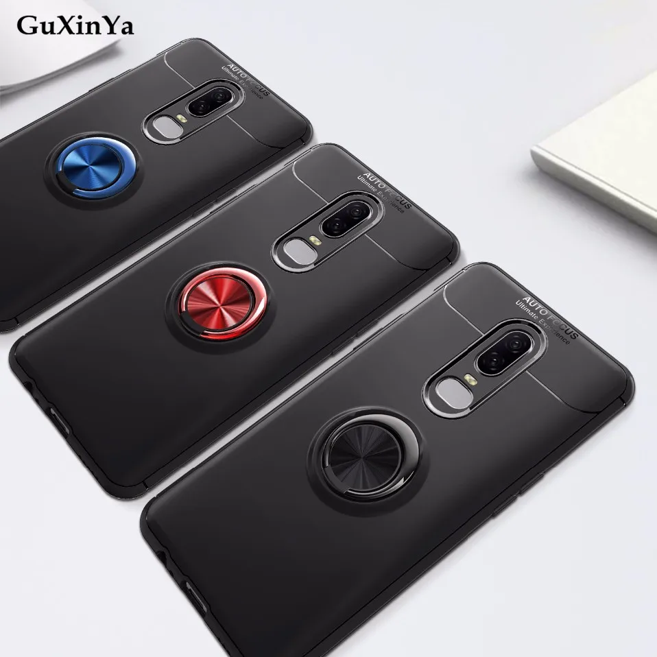 Oneplus 6 TPU Cover For Oneplus 6T OnePlus 6 Case Finger Ring Holder Shell Soft Silicone Stand Case Oneplus6 6T A6000 Funda Oneplus 6 TPU Cover For Oneplus 6T OnePlus 6 Case Finger Ring Holder Shell Soft Silicone Stand Case Oneplus6 6T A6000 Funda