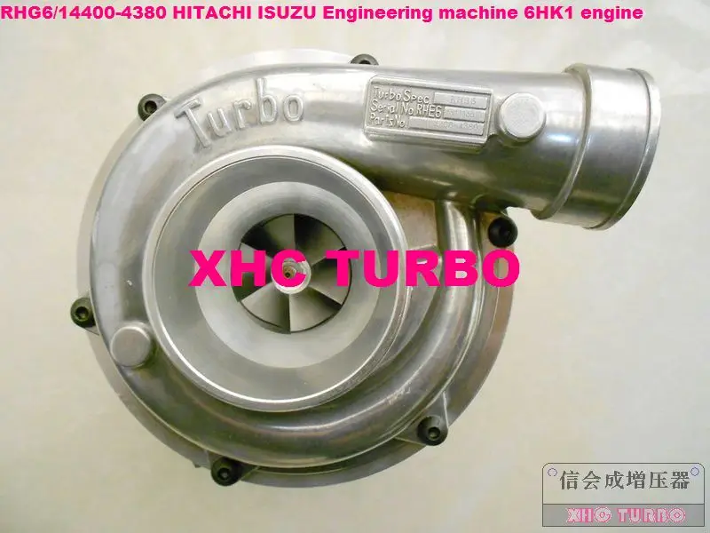 

NEW RHG6/14400-4380 Turbo Turbocharger for HITACHI ISUZU Engineering machine EX330-5 6HK1