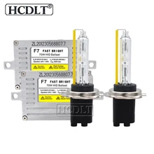 HCDLT AC 12V Fast Bright 70W DLT F7 Fast Start Slim HID Ballast Kit Xenon H7