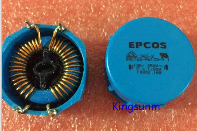 

Free shipping 10pcs B82725-A2103-N1 EP 2X1.8mH 10A/250V