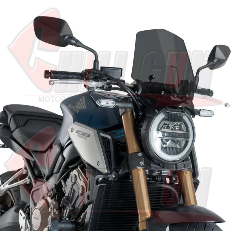 

NEW Motorcycle Cafe Motor Windshield WindScreen Deflector Visor Viser For HONDA CB650R NEO Sports Cafe CB 650 R 2019 CB-650R 19'