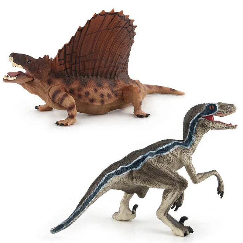 Jurassic Velociraptor Dinosaur Action & Toy Figures Animal Model Collection Learning & Educational Kids Birthday Boy Gift Toys