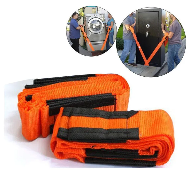 2Pcs Home Furniture Transport Lifting Moving Strap Belt Wrist Straps Team Straps Mover Easier Conveying Belt Rope