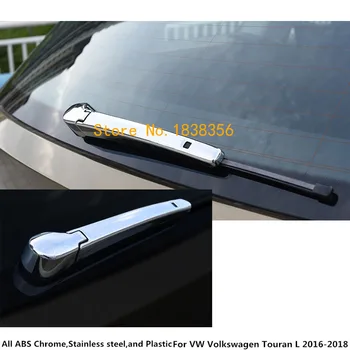 

For VW Volkswagen Touran L 2016 2017 2018 2019 Car Body Rear Back Glass Wiper Wash Nozzle Frame Trim Tail Window Cover 2pcs