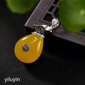 

KJJEAXCMY Fine jewelry S990, peony, peony flower, safety buckle, tassel, pure silver, antique national style sw