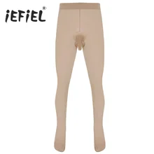 IEFiEL, сексуальные, вечерние, Клубные, мужские, s, обтягивающие, тянущиеся, колготки, Корректирующее белье, чулочно-носочные изделия, бесшовное нижнее белье, мужское нижнее белье