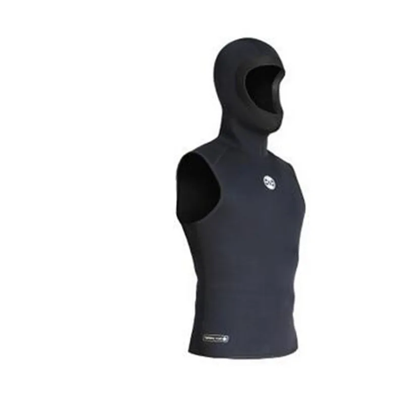 Slinx 3mm Neoprene Wetsuit Vest Have Hat High Quality Pull Over Sleeveless Vest Snorkeling Surfing Keep Warm