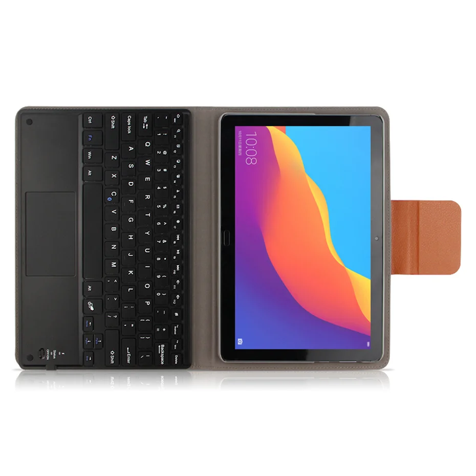  For Huawei MediaPad T5 10 AGS2-W09/L09/W19/L03 10.1'' Wireless Bluetooth Keyboard Tablet Case Stand