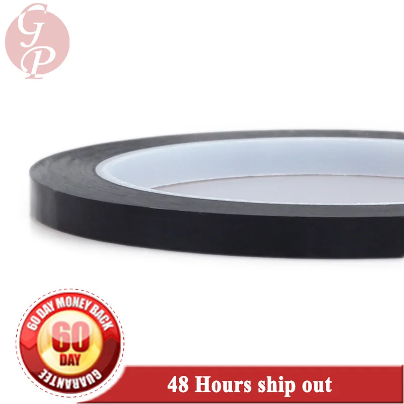 66Meters/roll 3mm Wide Adhesive Insulation Mylar Tape for Transformer Motor Capacitor Coil Wrap Anti-Flame black | Канцтовары для