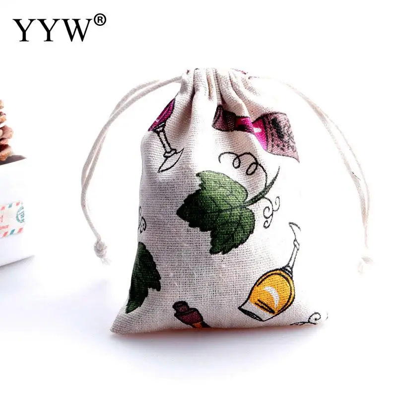 

YYW 2017 Jewelry Bags Pouches Cotton Fabric Bags Christmas Gift Bags Candy Jewelry Packaging Organza Bags & Pouches