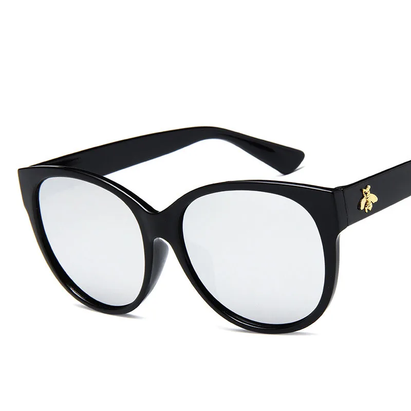 Дизайнерские солнцезащитные очки овальные маленькие солнечные очки в стиле пчелы Ретро Брендовые женские солнцезащитные очки элегантные женские солнцезащитные очки для женщин