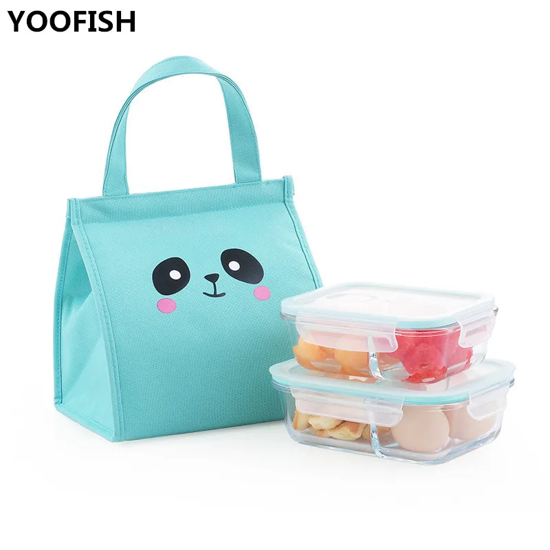 

2019 New waterproof Oxford cloth thickening portable lunch bag Aluminum foil fashion insulation bag Student box rice bag XZ-193.