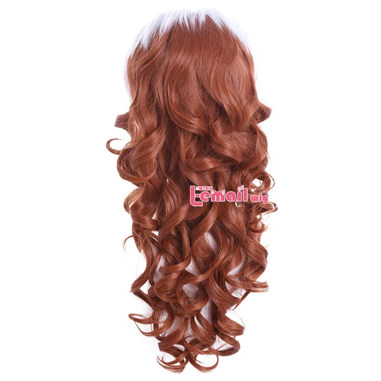 L-email парик бренд 60 см/23,62 дюймов Rogue Косплей парики белый смешанный коричневый термостойкие синтетические волосы Perucas Косплей парик