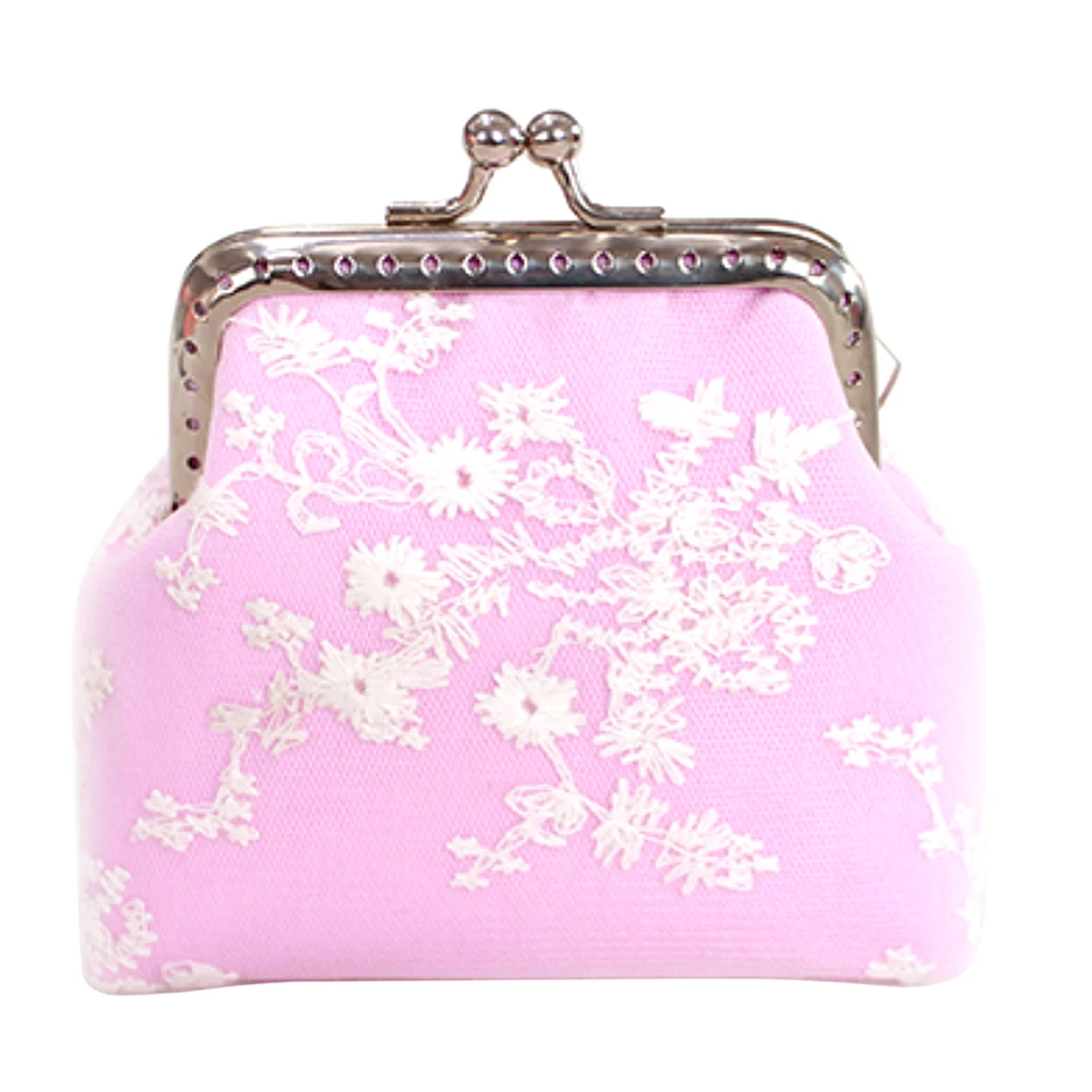 Handmade Metal Kiss Clasp Frame Flower Clutch Purse Complete Kits for Making Your Own Handbag