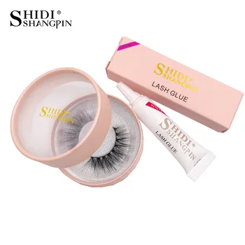 

SHIDISHANGPIN 1 box mink eyelashes full strip lashes 3d mink lashes hand made false eyelashes natural long makeup false lashes
