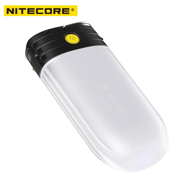 NITECORE LR50 перезаряжаемый фонарь для кемпинга и внешний аккумулятор 9x светодиоды с высоким цветопередачей 250 люменов используются 2 батарейки 18650 или 4xCR123A