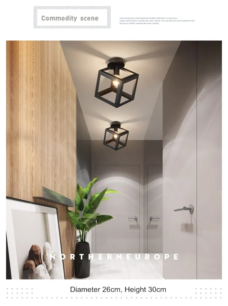 ceiling light lamps iron (3)