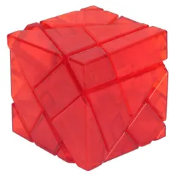 Новый прозрачный магический куб без наклеек гладкой Скорость головоломка куб Развивающие игрушки для детей подарок 6 цветов на выбор (S5
