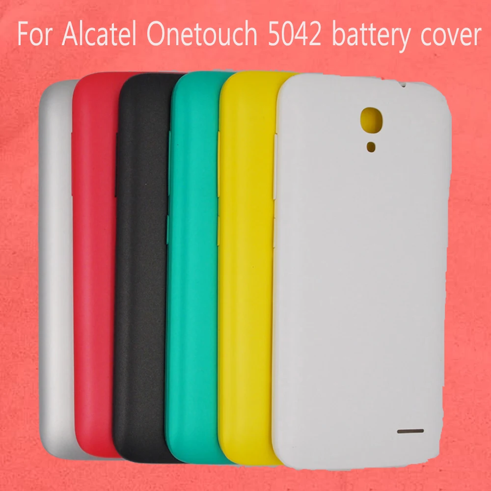 Оригинальный чехол для Alcatel Onetouch 5042 задняя крышка аккумулятора с кнопками