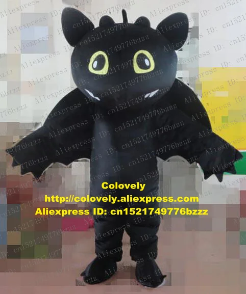 Костюм талисман Night Fury Bat BugBat костюм персонажа мультфильма для взрослых