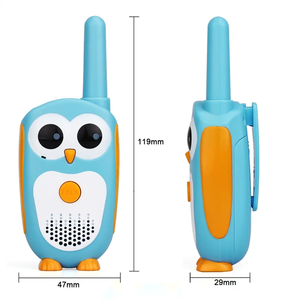 Retevis RT30 Owl Walkie Talkie Kids Radio 0.5W PMR / FRS UHF Frequency Portable Radio 1 Channel 2 button Kids Toy Gift Retevis RT30 Owl Walkie Talkie Kids Radio 0.5W PMR / FRS UHF Frequency Portable Radio 1 Channel 2 button Kids Toy Gift
