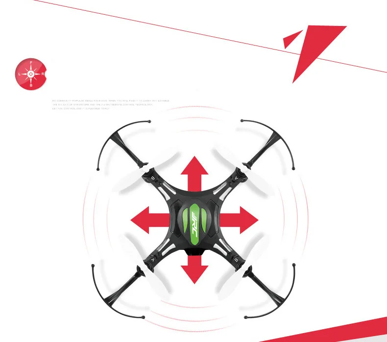  JJRC H8 Mini Drone 2.4G 4CH 6 Axis RC Quadcopter 360 Degree Roll CF mode One Press Return professional drones 