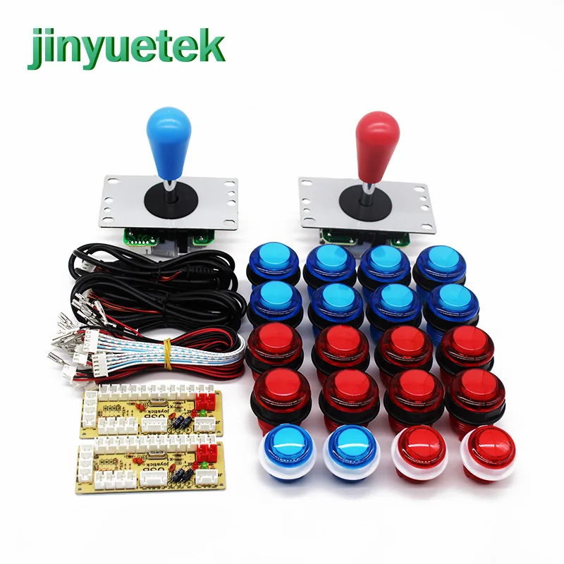 

Diy Arcade Game Kit SANWA Arcade Joystick DIY Kit spare parts PC Raspberry Pi USB Encoder Push Button switch for android