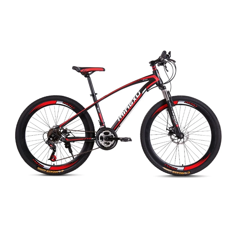 Mountain Bike High Carbon Steel Frame 21 Speed 26 Inch 30 Spoke Wheel