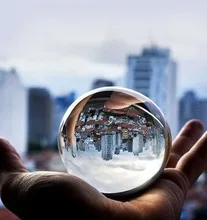 60mm diameter transparent acrylic crystal ball for christmas gift home decorative globe sphere