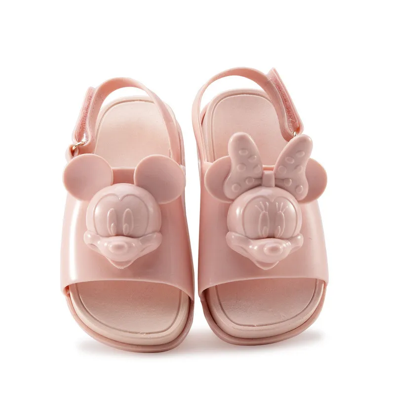 

Melissa 2019 3D Mickey & Minnie Jelly Shoes Girls Sandals Soft Comfort Toddler Sandals Melissa Girl Sandals Beach Sandals